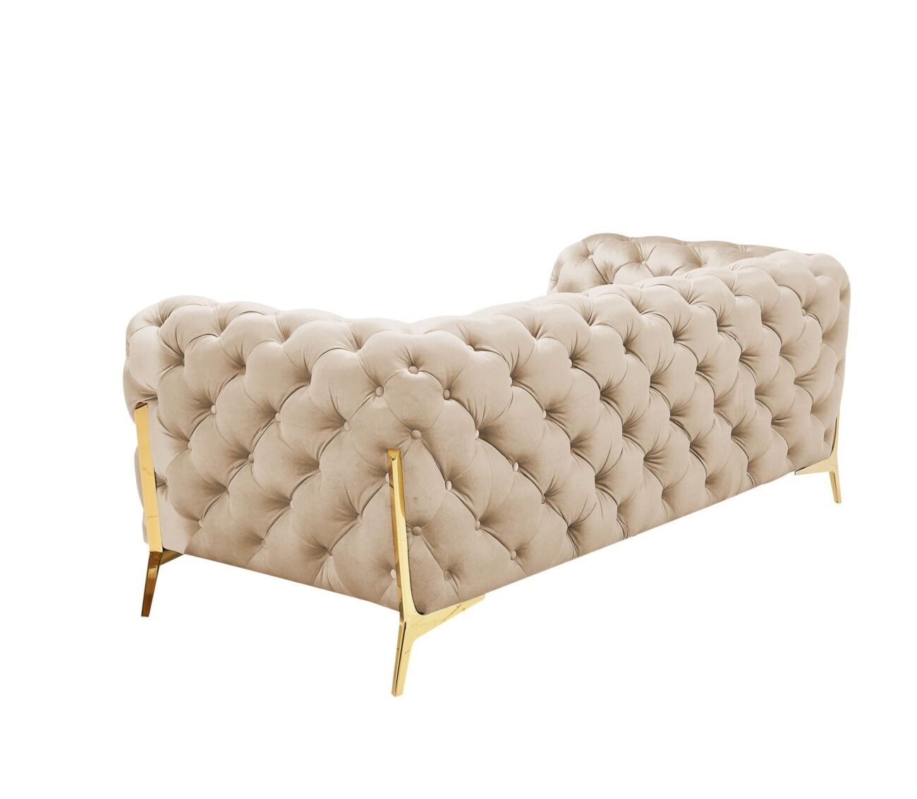 Divani Casa Sheila - Transitional Light Beige Fabric Loveseat - Image 2