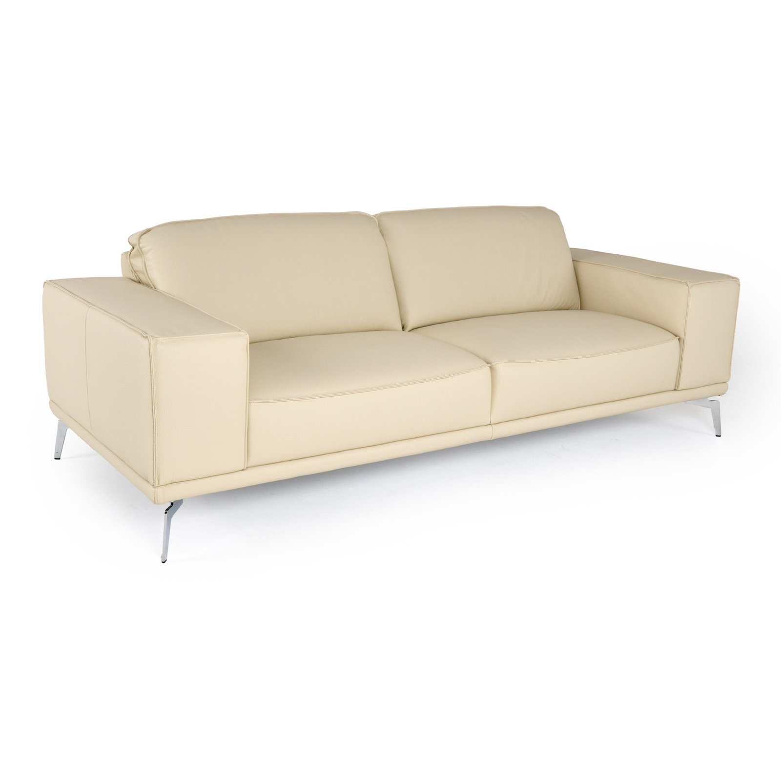 Lamod Italia Soho - Italian Off White Leather Sofa - Image 2