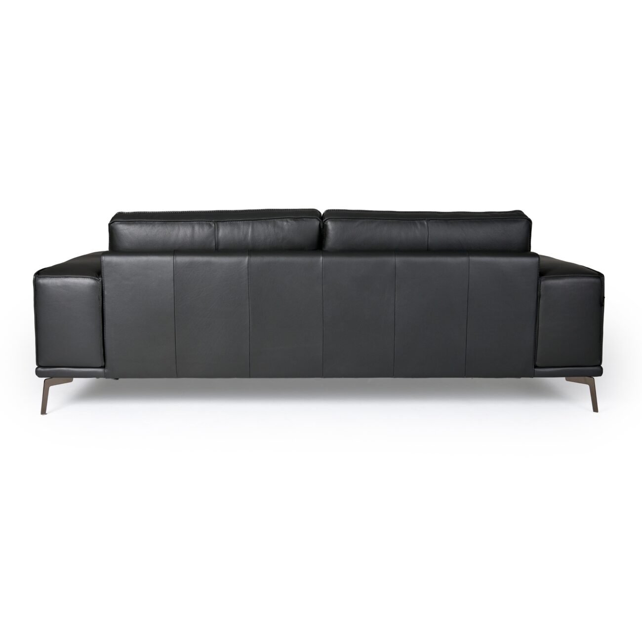 Lamod Italia Soho - Italian Grey Nirvana Fume Leather Sofa - Image 4