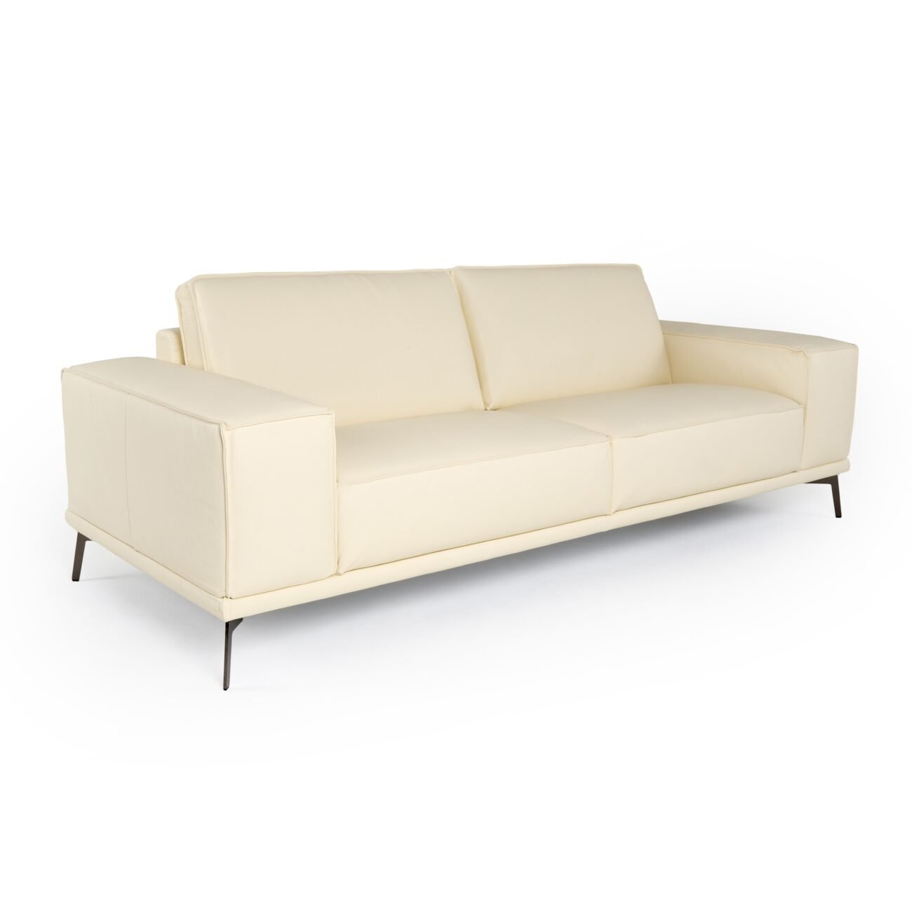 Lamod Italia Soho - Italian Ivory Leather Sofa - Image 2