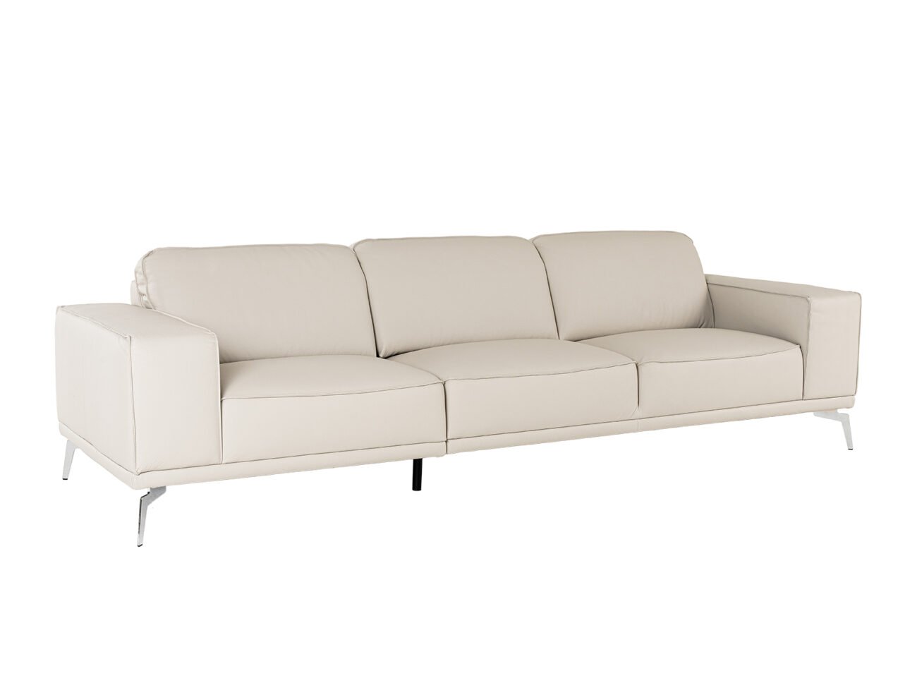 Lamod Italia Soho -  Italian Grey Leather Sofa - Image 2