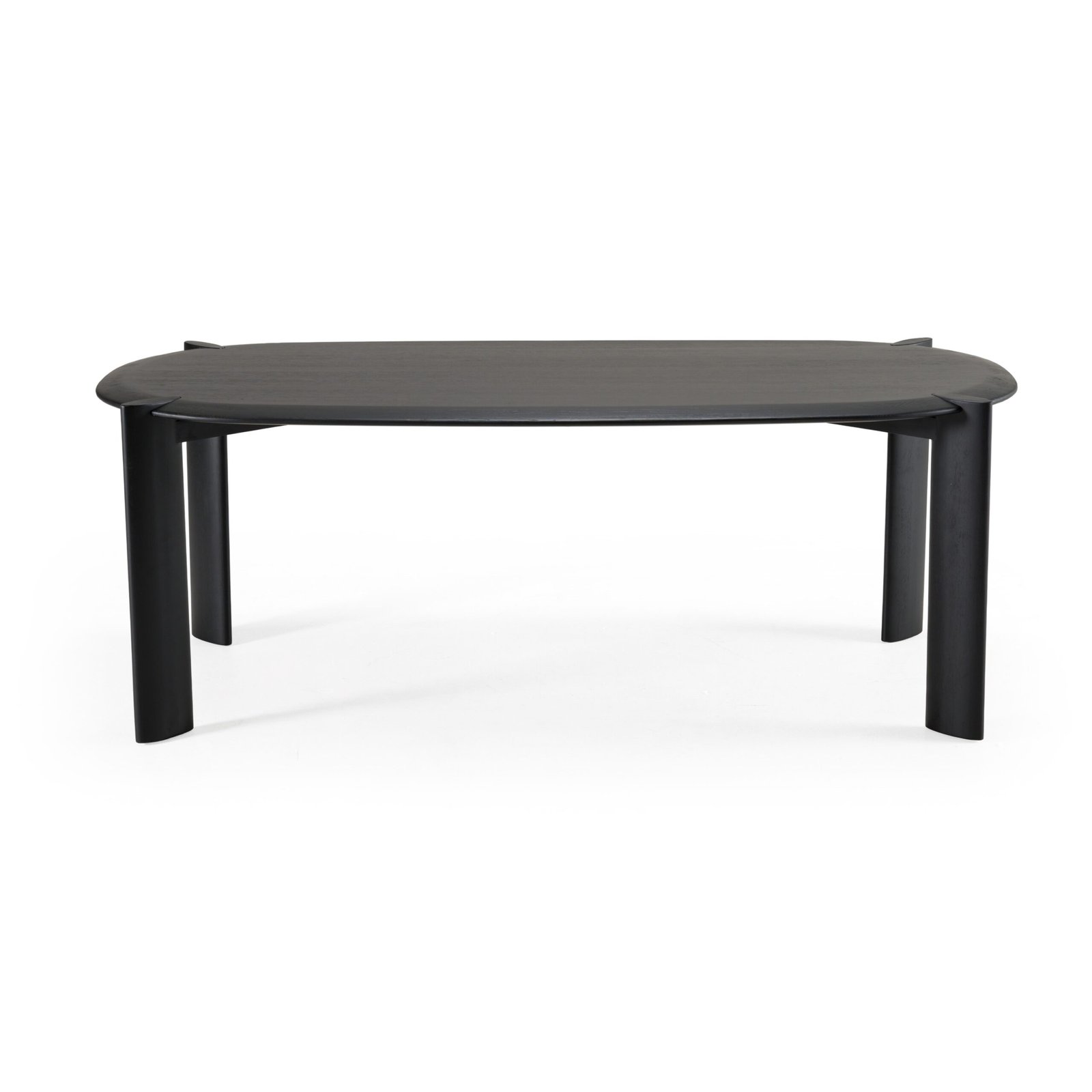 Modrest Steven - Modern Black Oval Dining Table - Image 2