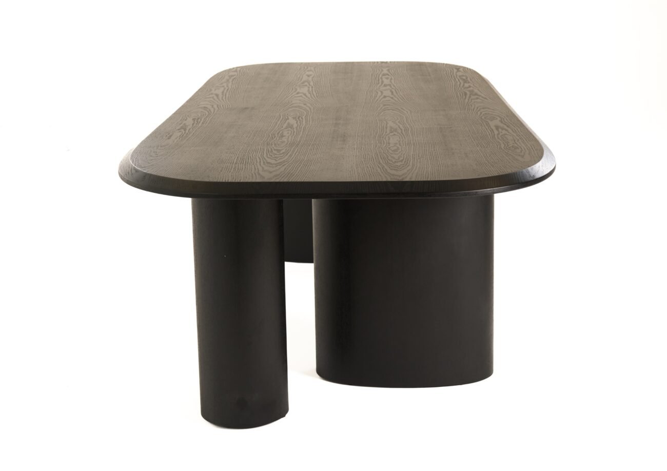 Modrest Summit - Modern 118" Black Ash Dining Table - Image 4