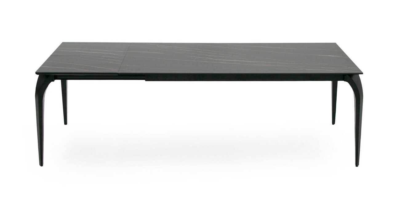 Modrest Suri - Modern Black Ceramic Extendable 71"/94.5"  Dining Table - Image 4