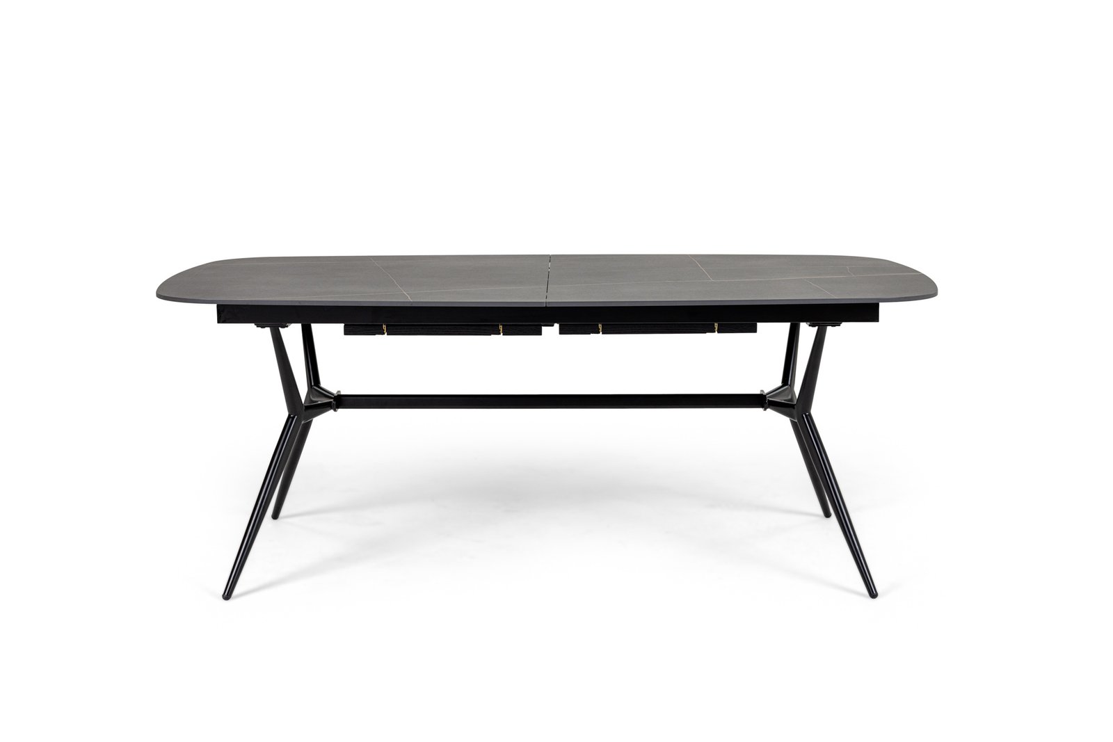 Modrest Suzie - Modern Ceramic + Black Ash Extendable Dining Table