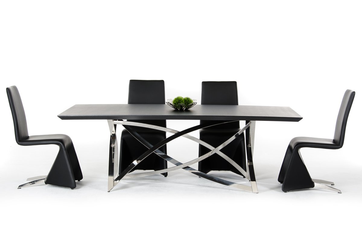 Modrest Labyrinth Modern Wenge Dining Table - Image 3
