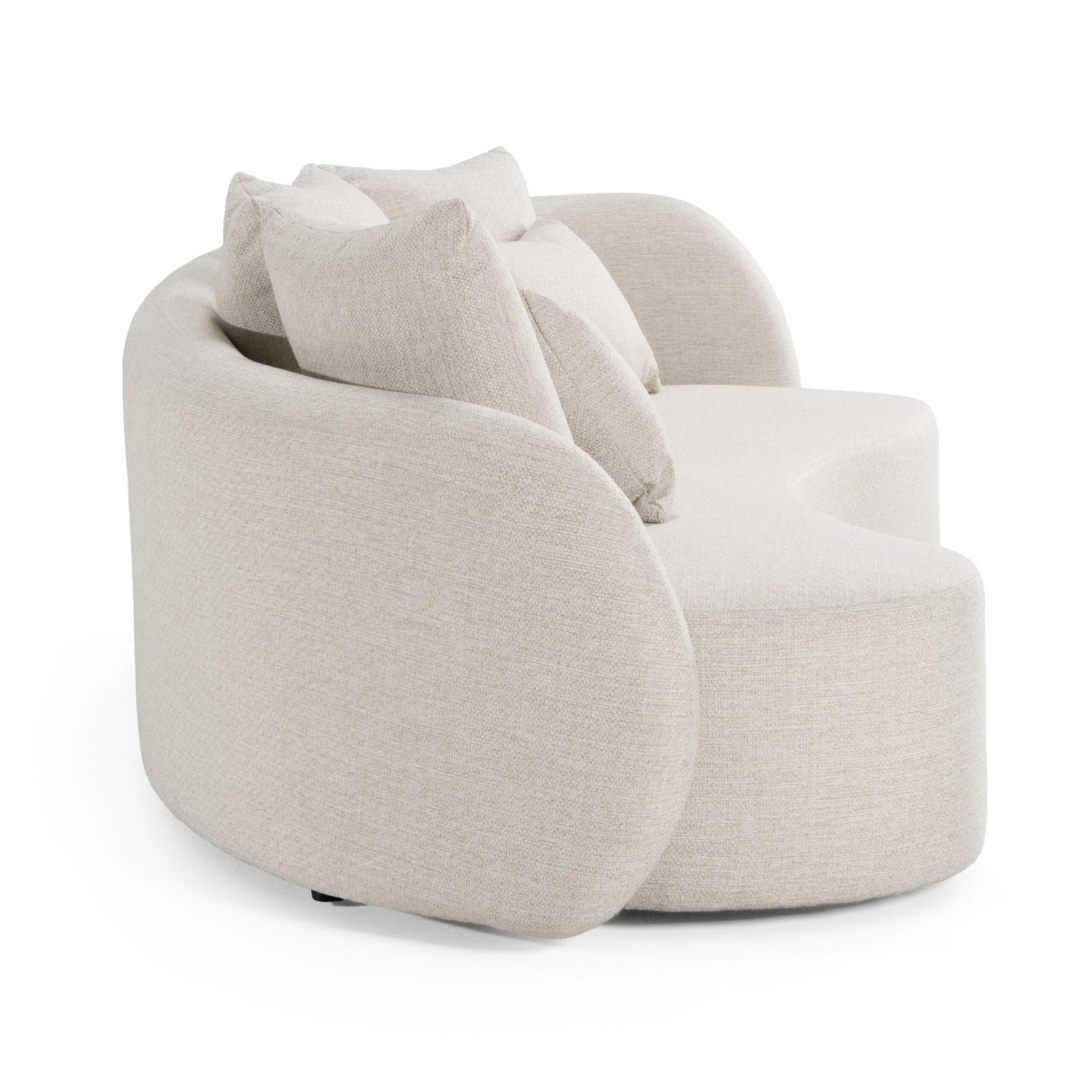 Renava Tabarca - Outdoor Beige Fabric 4 Seat Sofa - Image 4