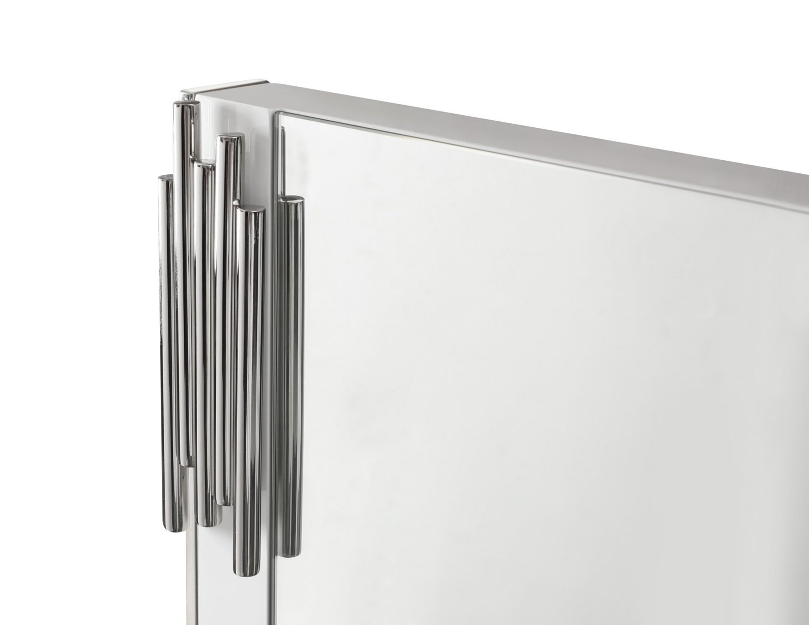 Modrest Token - California King Modern Cream & Stainless Steel Bed + Nightstands - Image 5