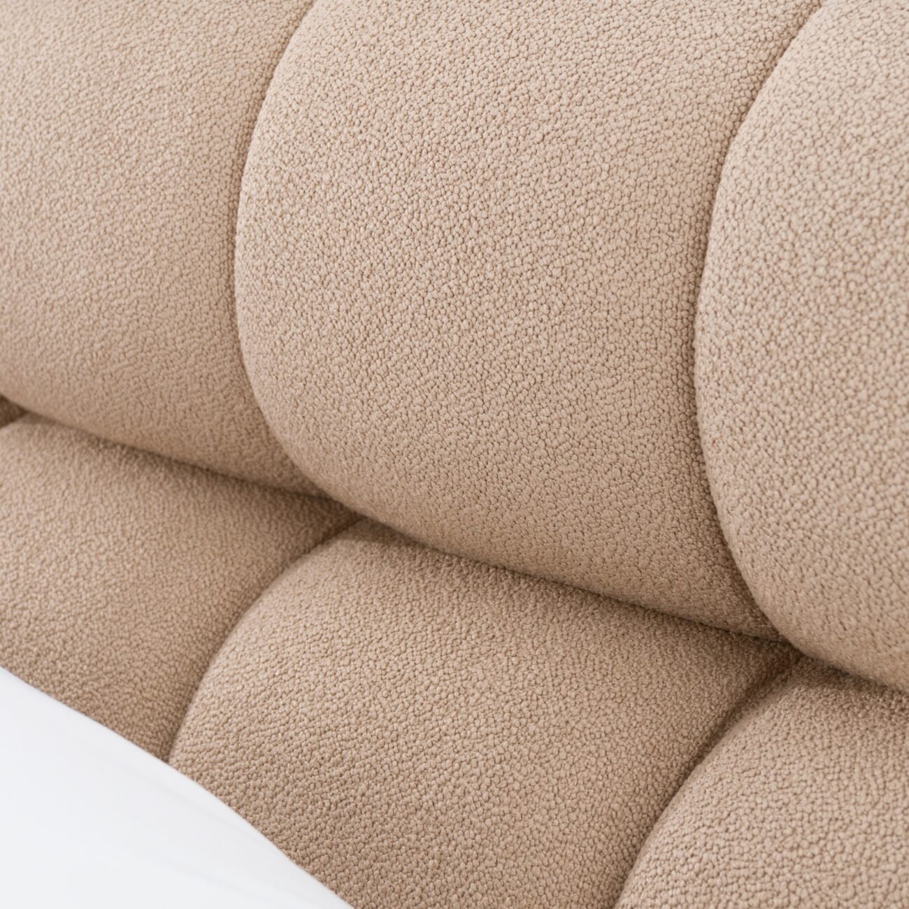 Divani Casa Tyree - Modern Tufted Sand Fabric Bed - Image 4