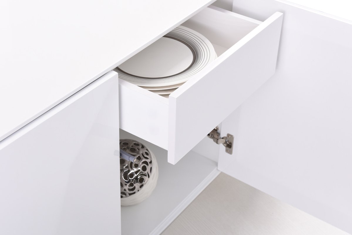 Vanguard Modern White Buffet - Image 5
