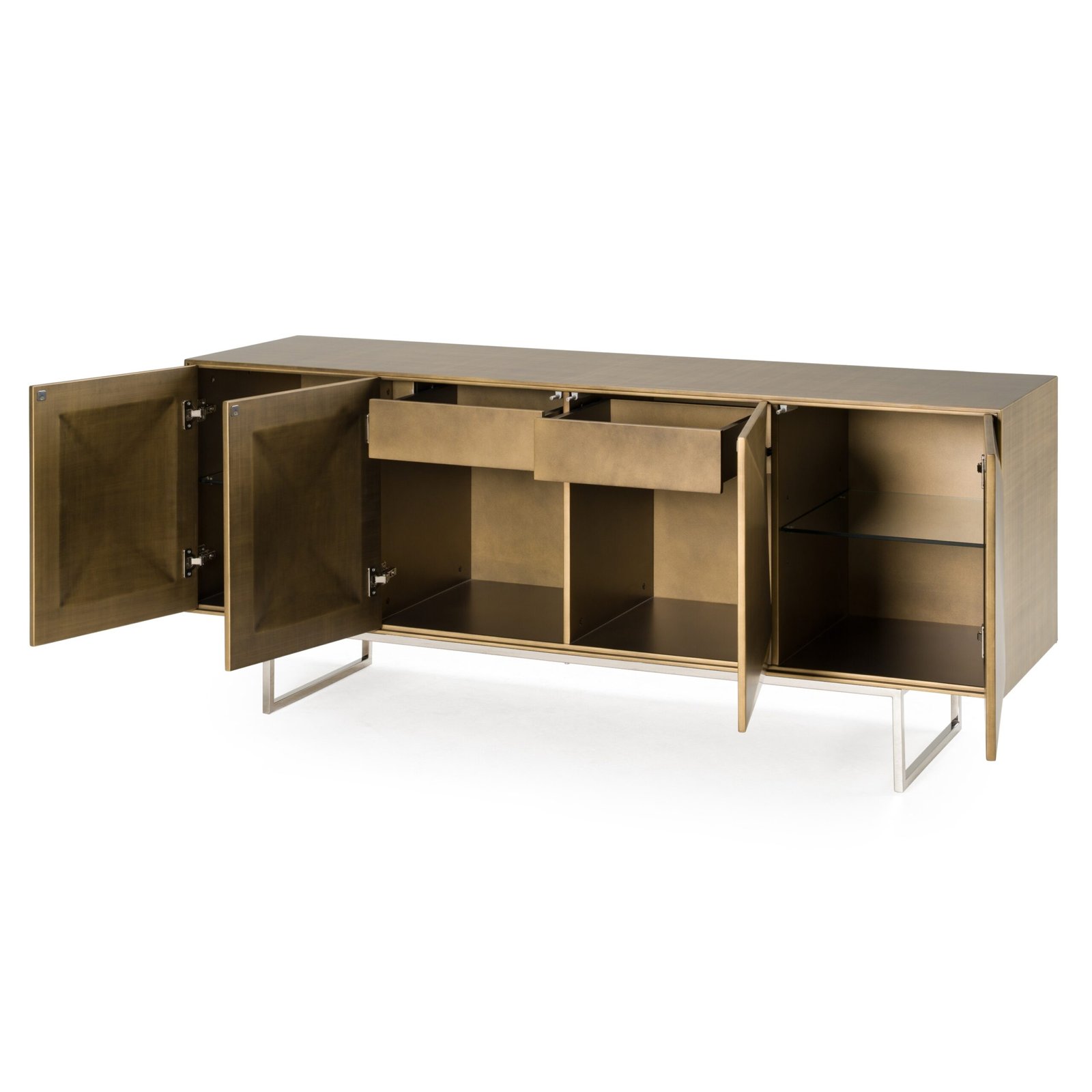 Modrest Vanguard - Modern Antique Brass Buffet - Image 5