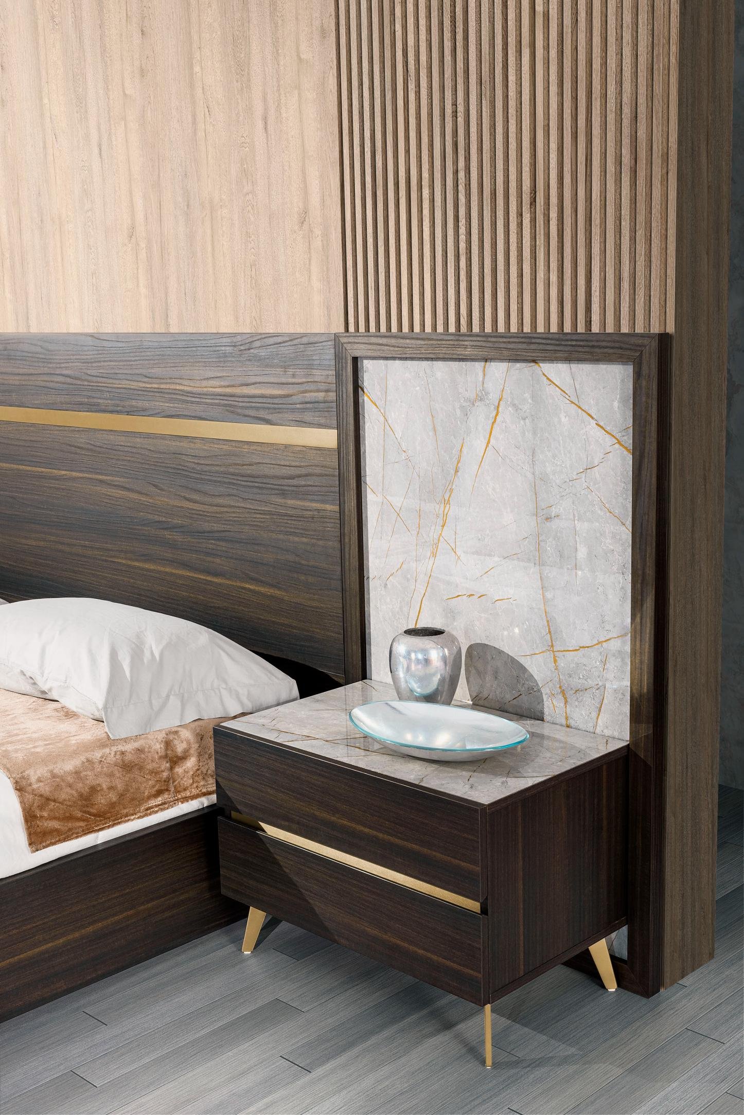 Nova Domus Velondra - Queen Modern Eucalypto + Marble Bedroom Set - Image 3