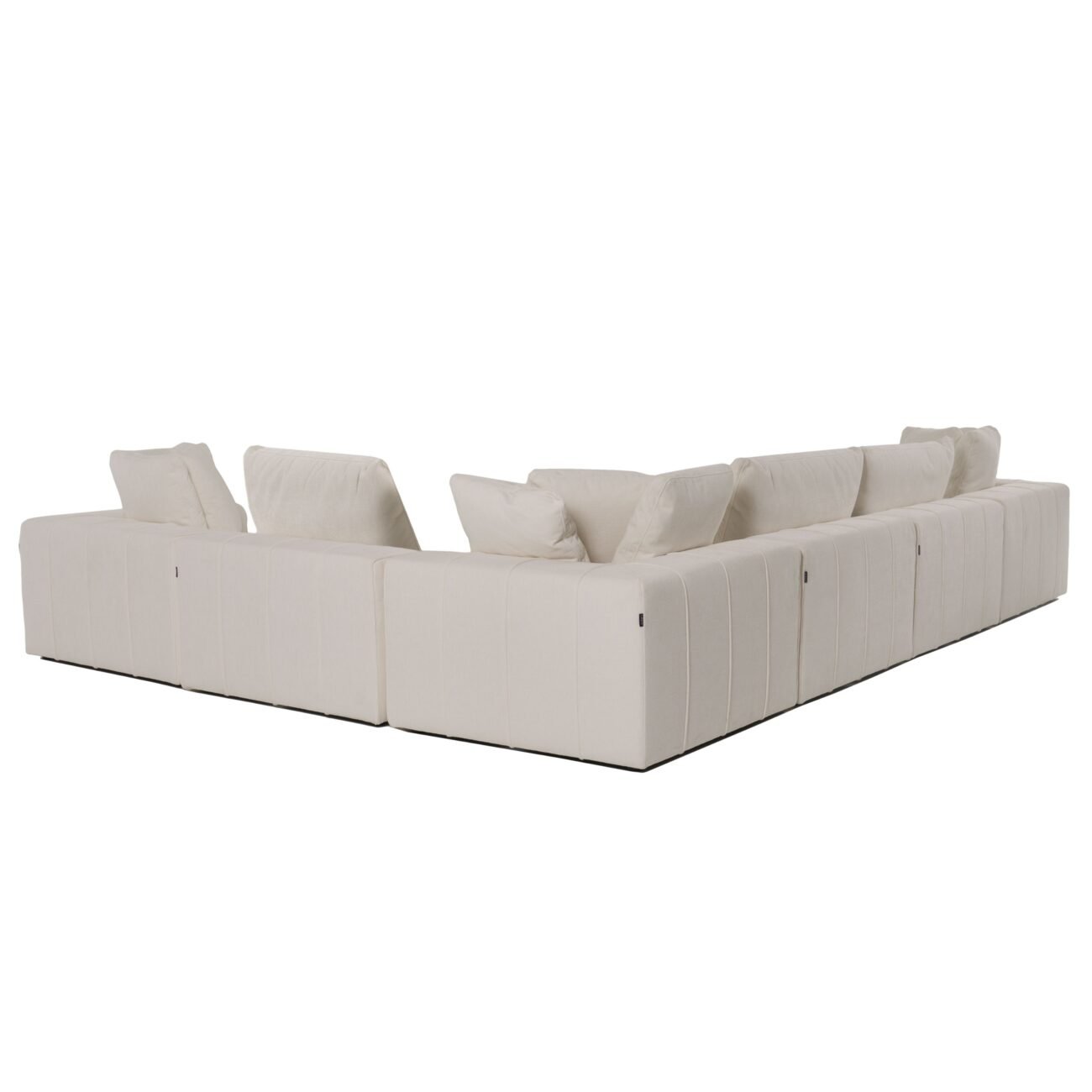 Divani Casa Vicki - Modern Off-White Fabric Modular Sectional Sofa - Image 2