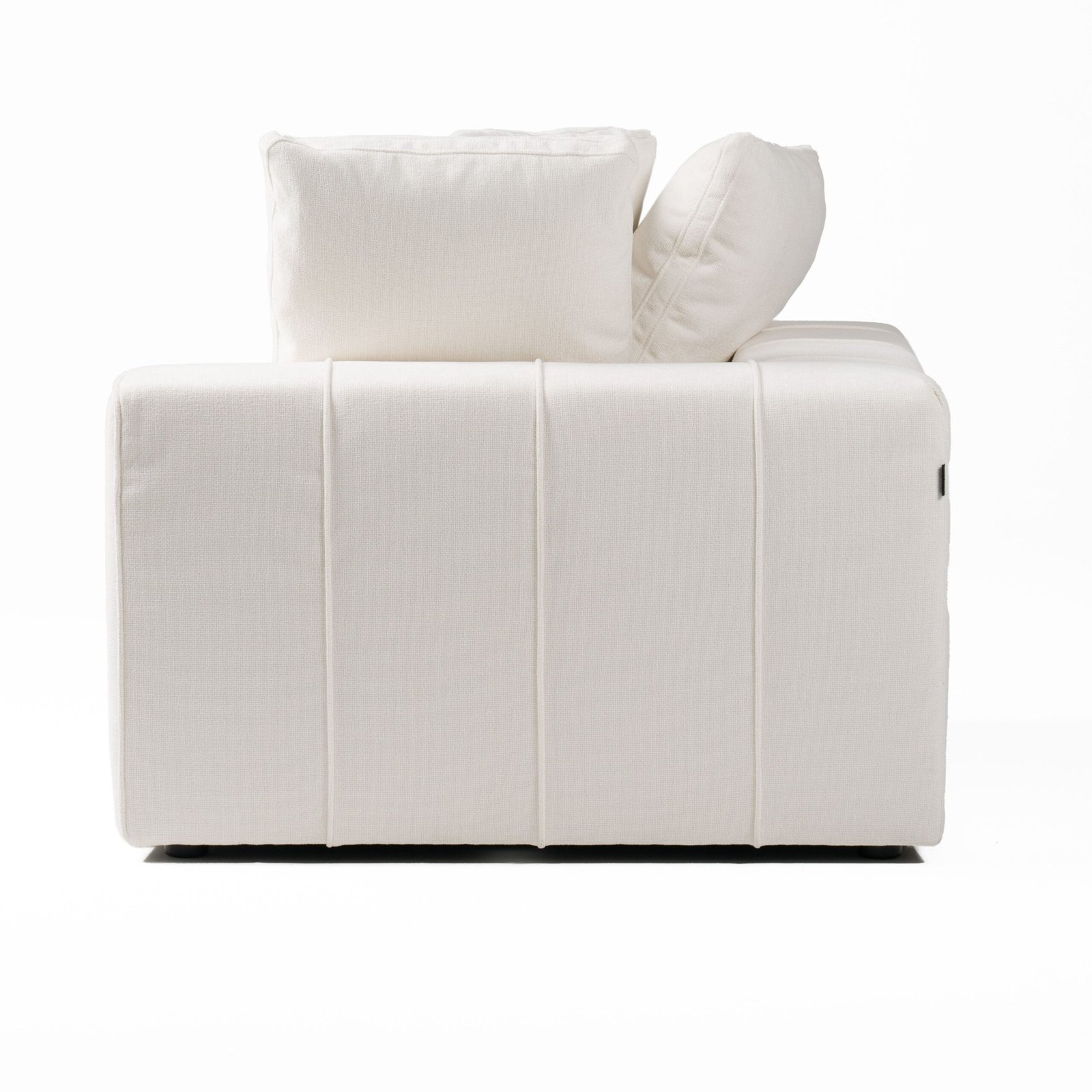 Divani Casa Vicki - Modern Off-White Fabric Modular Corner Seat - Image 2