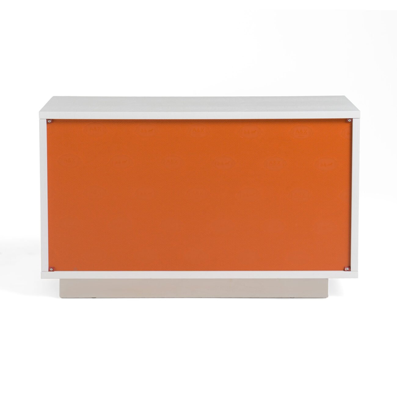 A&X Victoria Modern White Crocodile Nightstand - Image 5