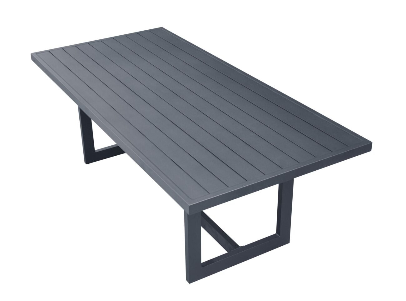 Renava Wake - Modern Dark Charcoal Outdoor Dining Table - Image 4