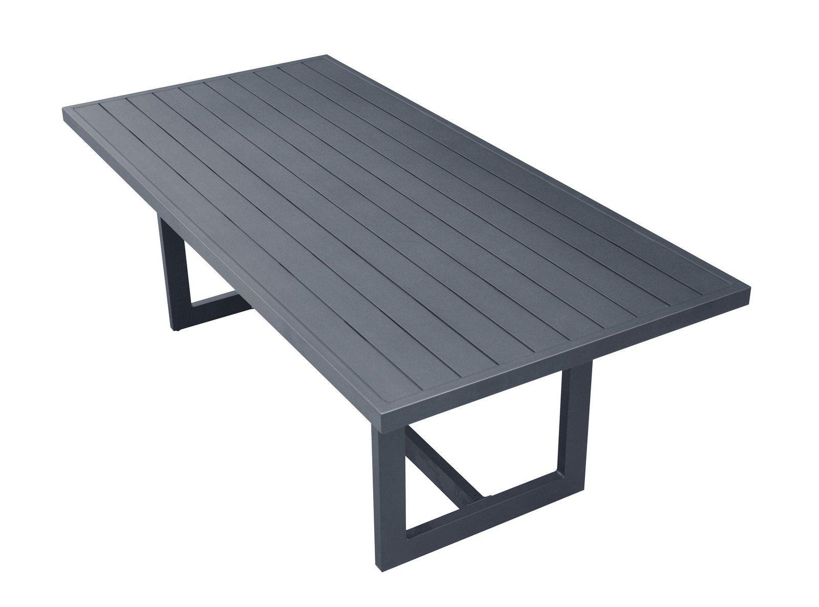 Renava Wake - Modern Dark Charcoal Outdoor Dining Table - Image 4