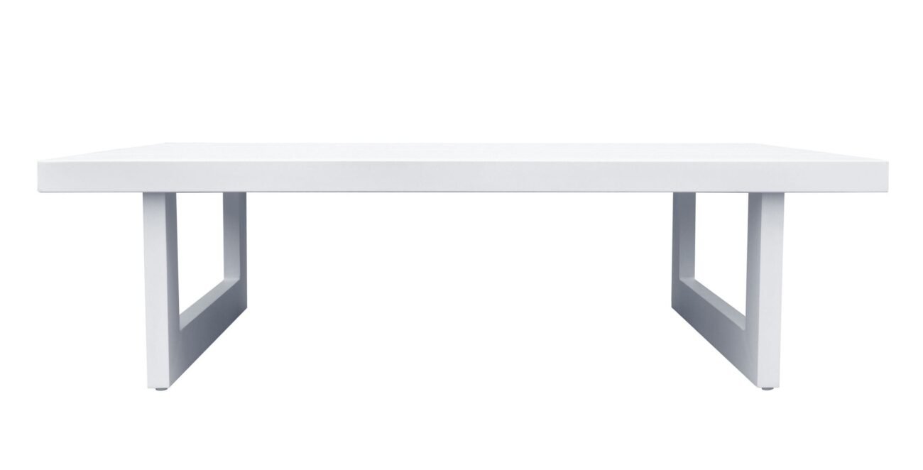 Renava Wake - Modern White Outdoor Coffee Table