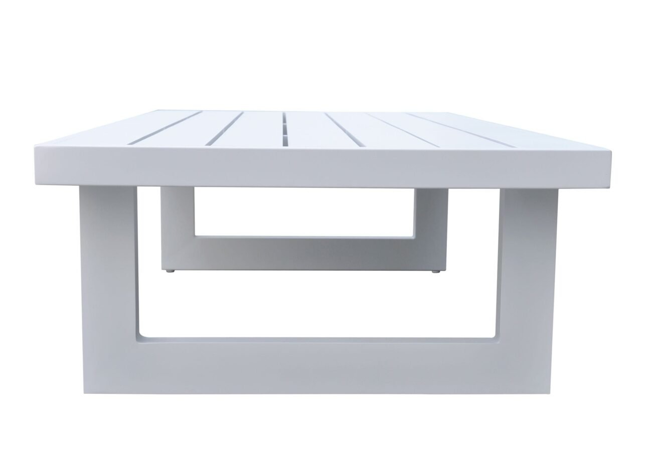 Renava Wake - Modern White Outdoor Coffee Table - Image 2