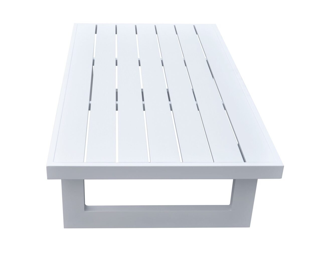 Renava Wake - Modern White Outdoor Coffee Table - Image 3