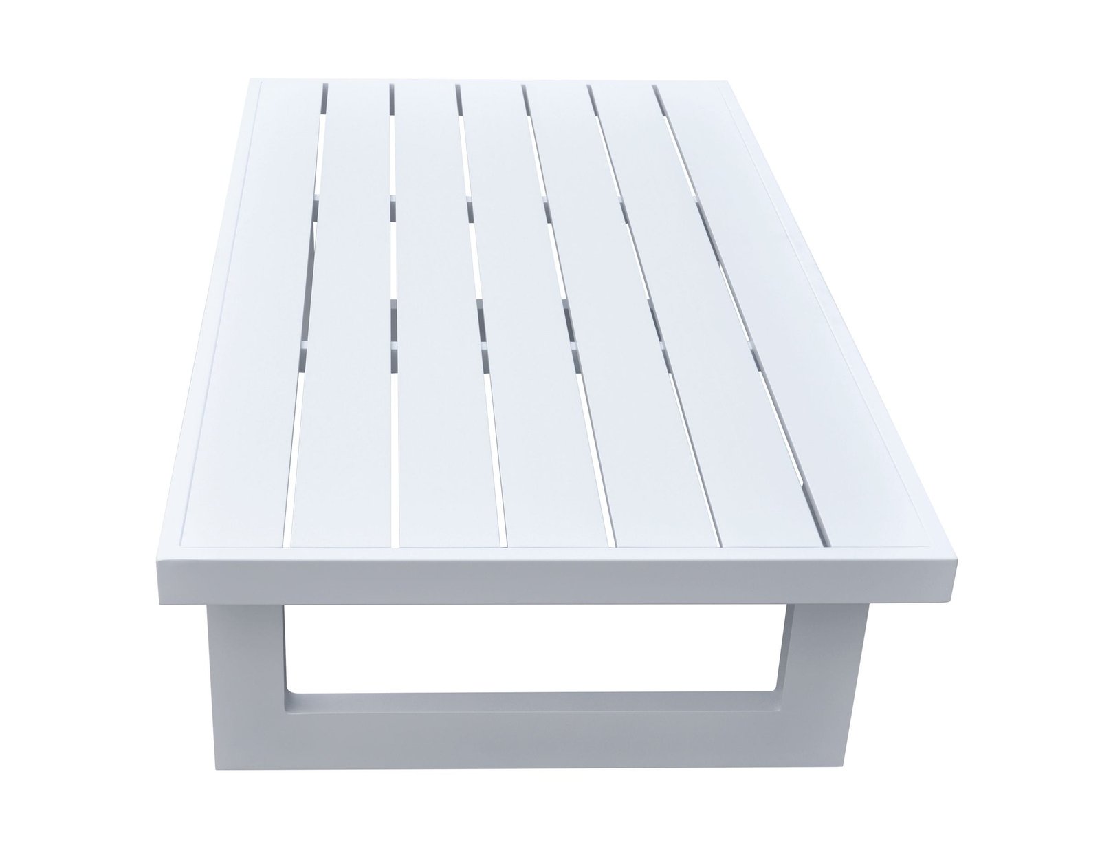 Renava Wake - Modern White Outdoor Coffee Table - Image 3
