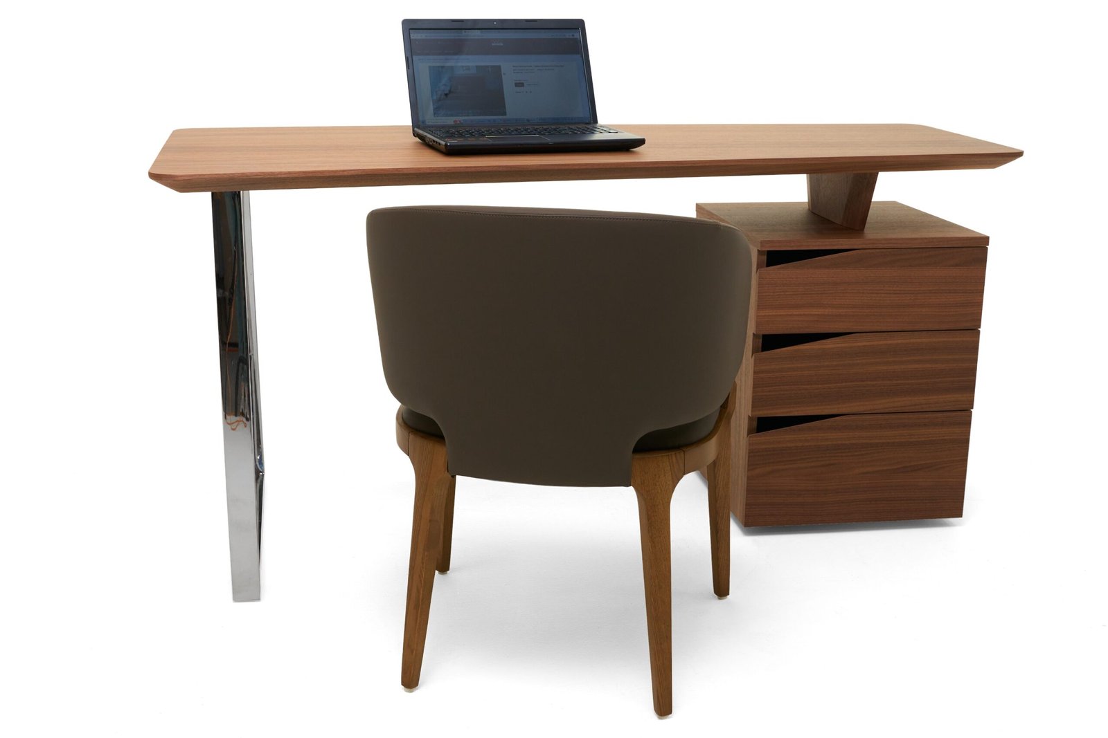 Nova Domus Walton- Modern Walnut Desk - Image 2