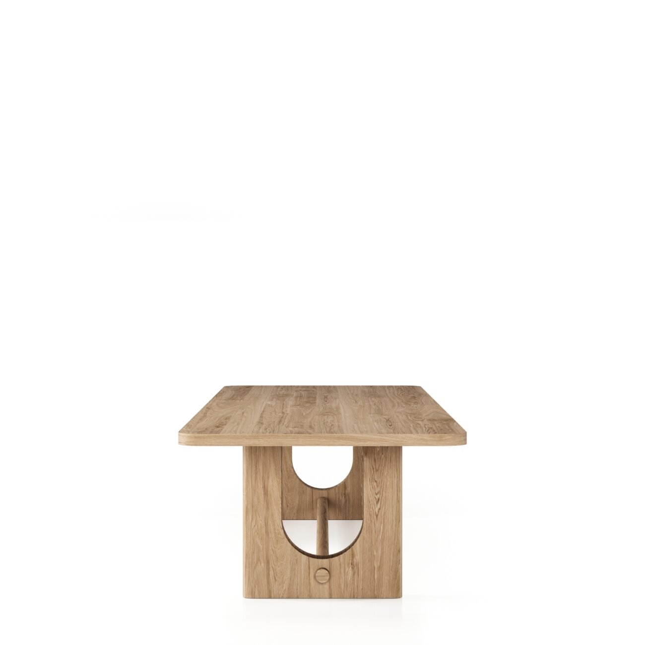 Modrest Walz - Modern Natural Oak Rectangular Dining Table - Image 2