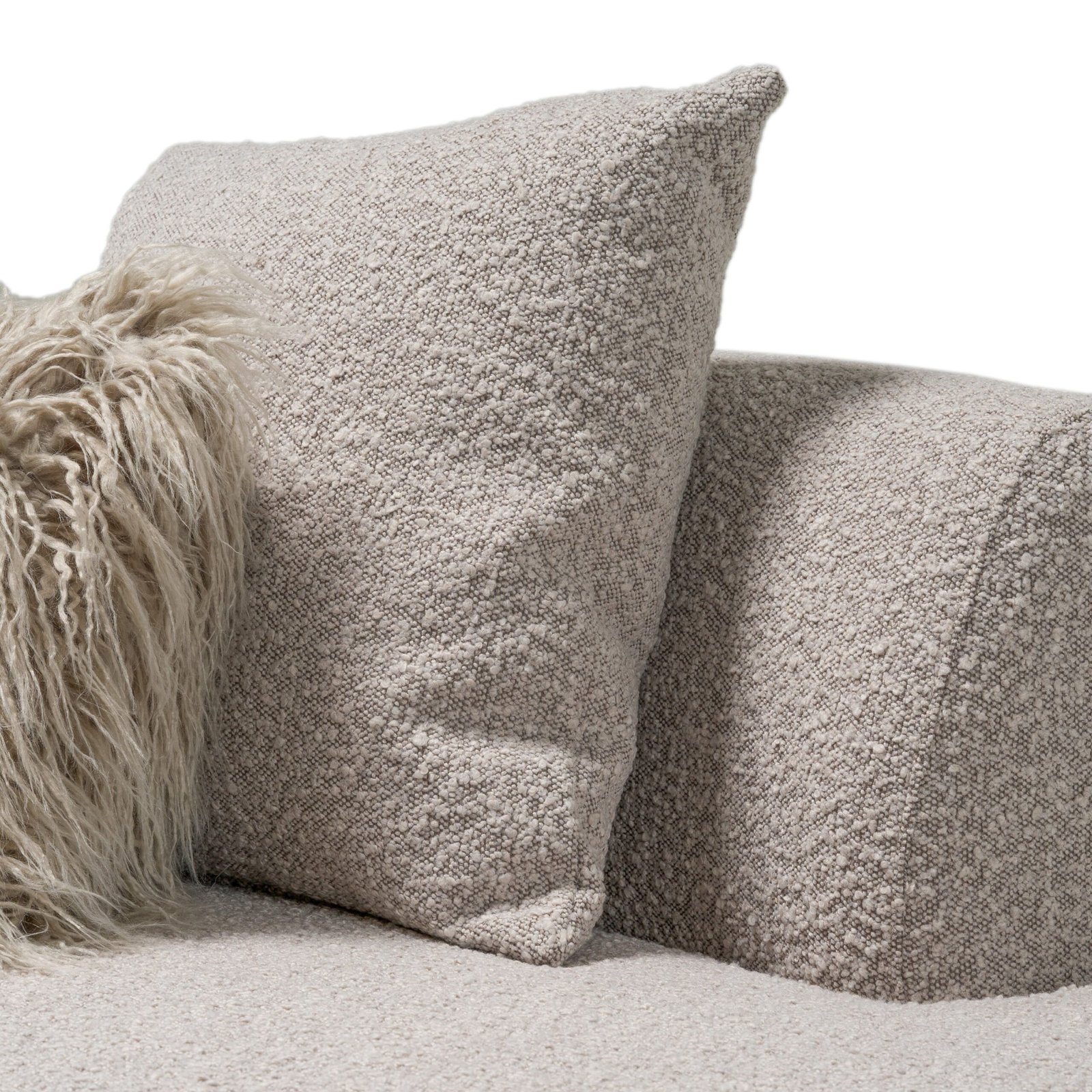 Divani Casa Weldon - Modern Grey Fabric Curved Sectional - Image 5