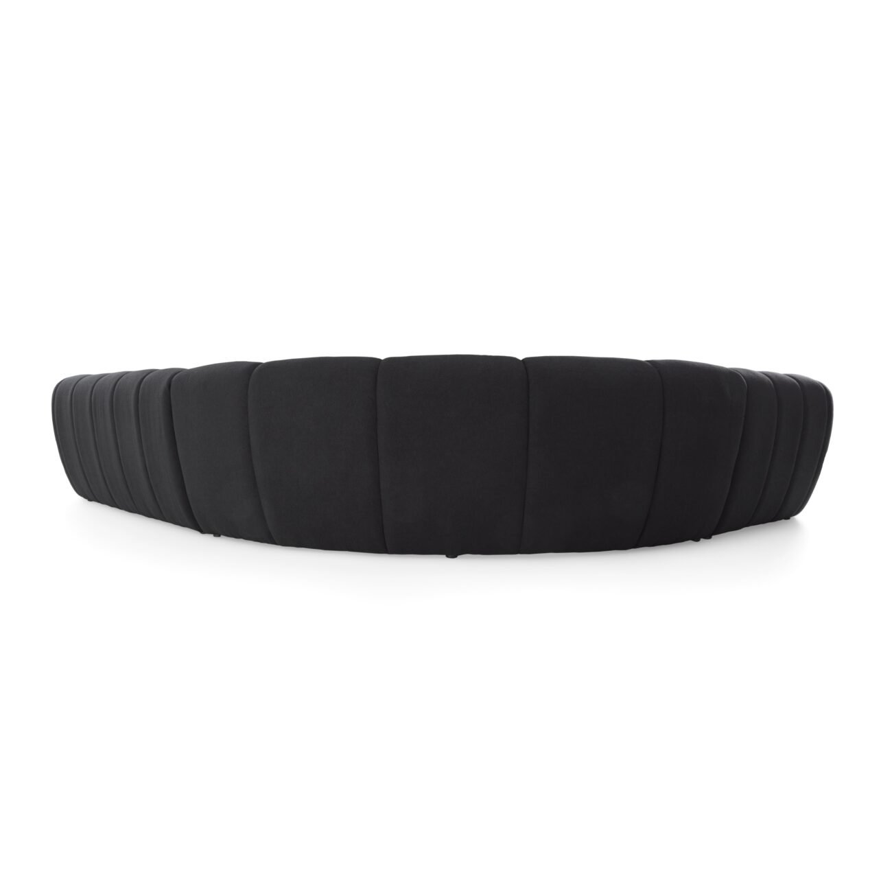 Divani Casa Yolonda - Black Fabric Sectional Sofa - Image 5