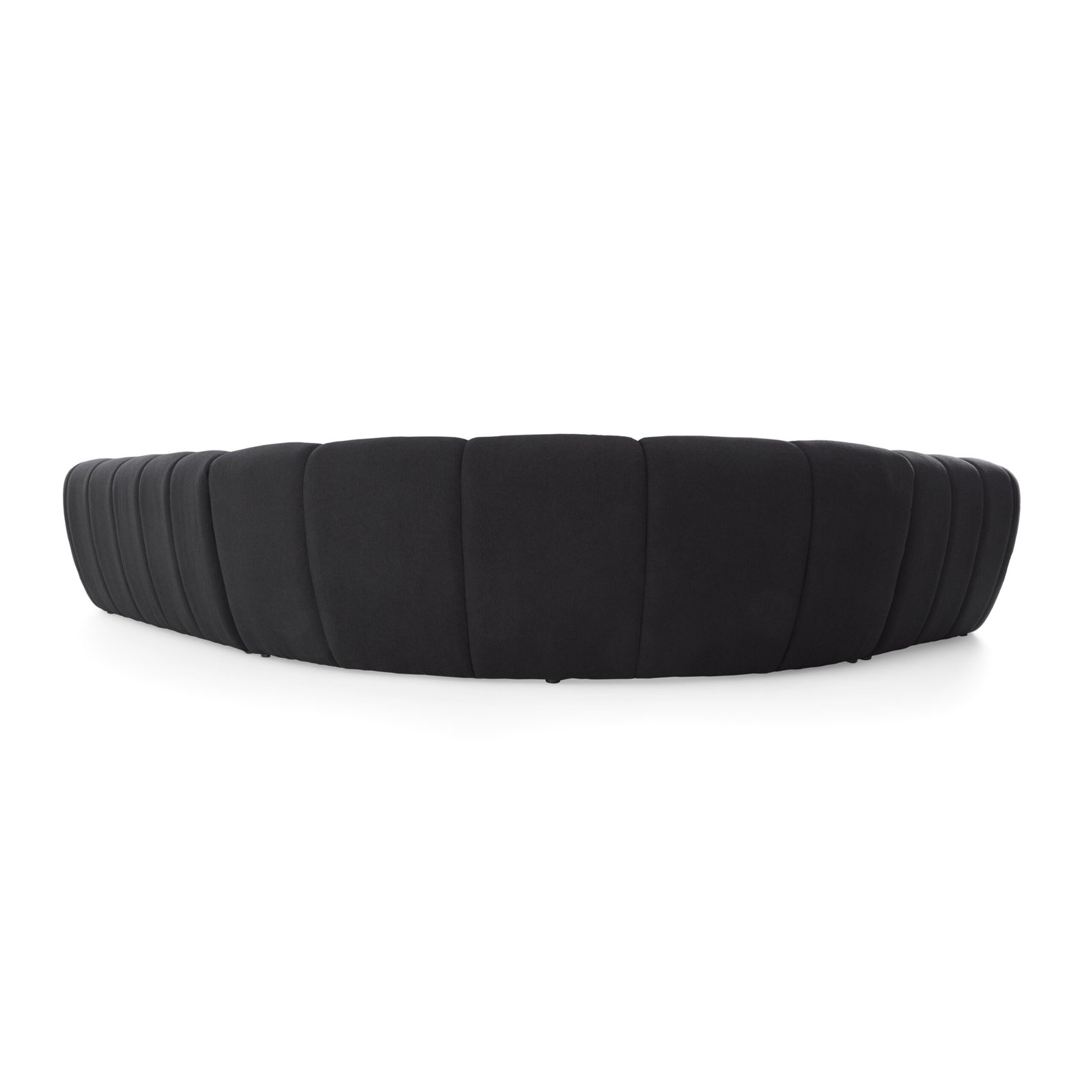 Divani Casa Yolonda - Black Fabric Sectional Sofa - Image 5