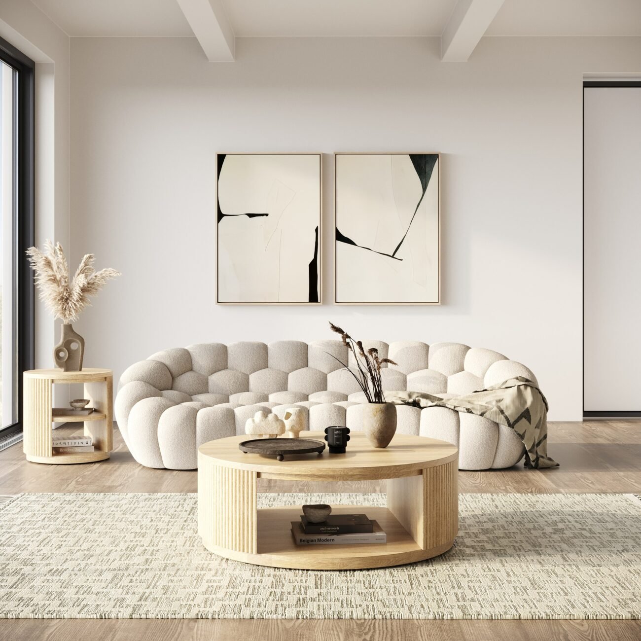 Modrest Jacobson - Modern Natural Acacia End Table