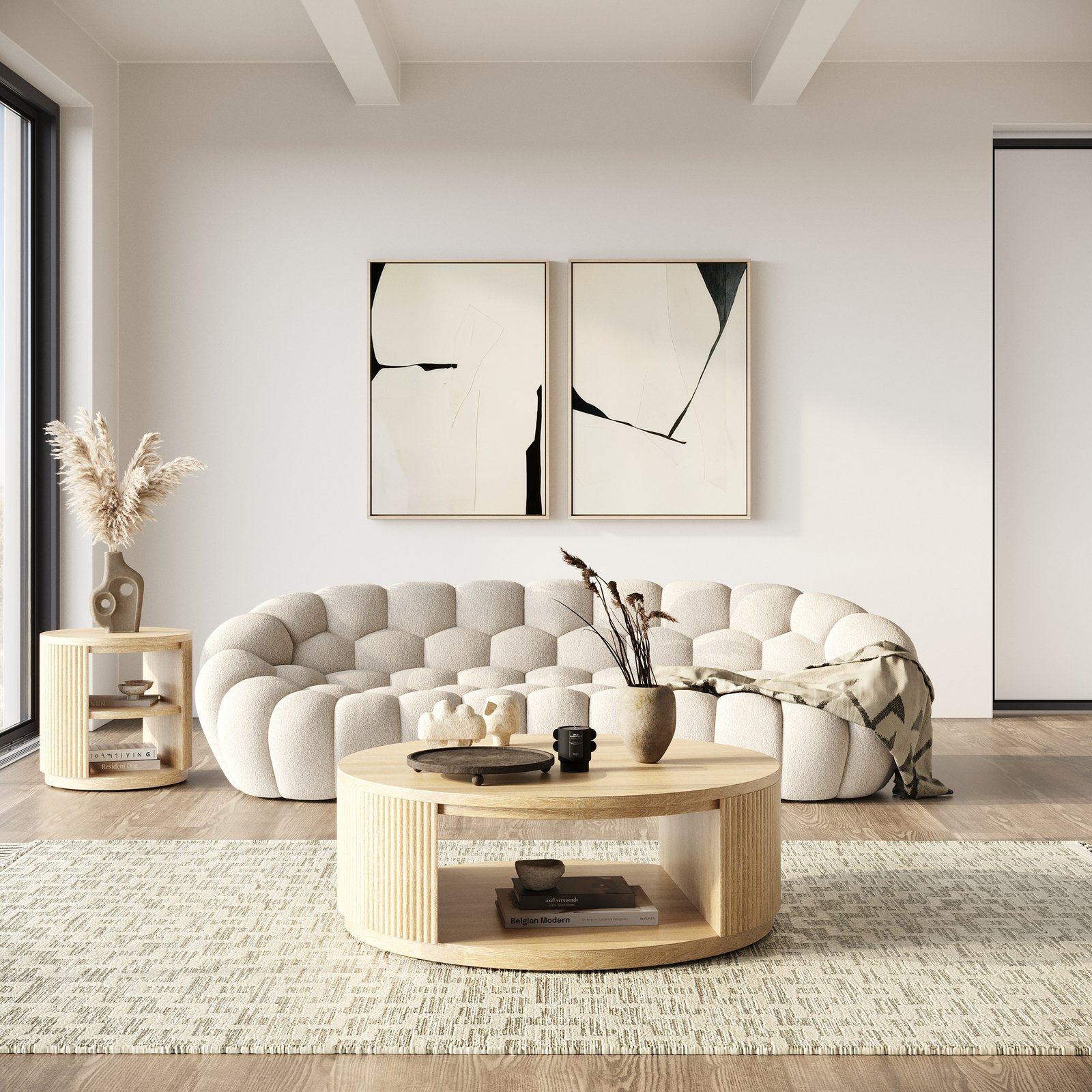 Modrest Jacobson - Modern Natural Acacia End Table