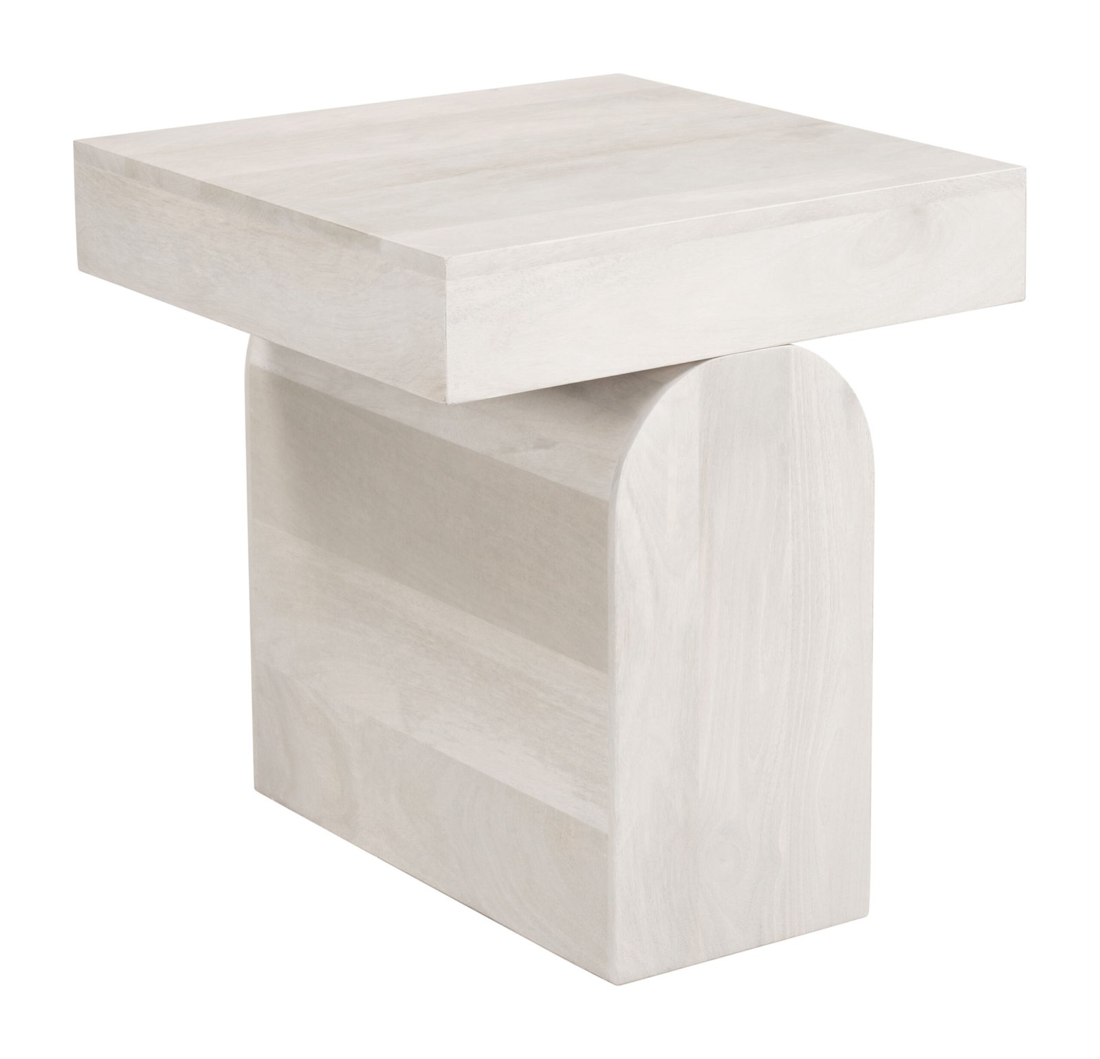 Kiel Side Table Whitewashed - Image 2