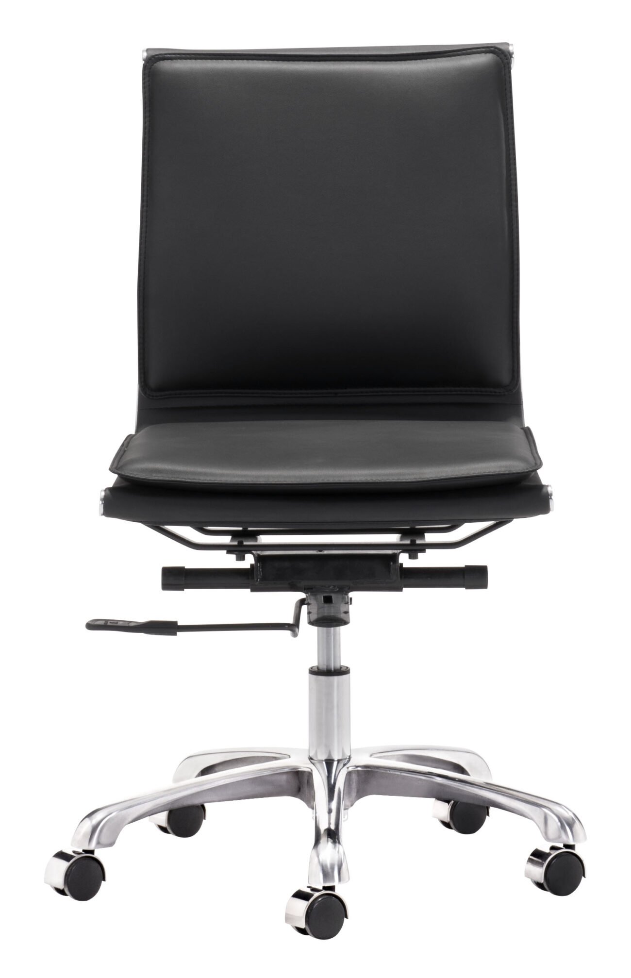 Lider Plus Armless Office Chair Black - Image 6