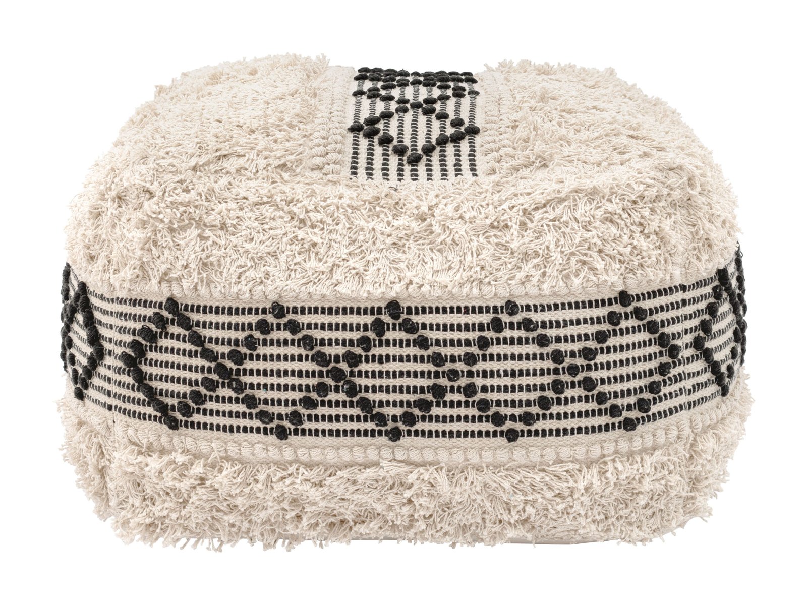 Pisco Ottoman Beige & Black - Image 2