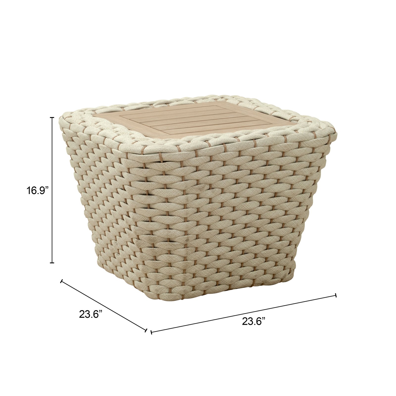 Antul Coffee Table White & Natural - Image 7