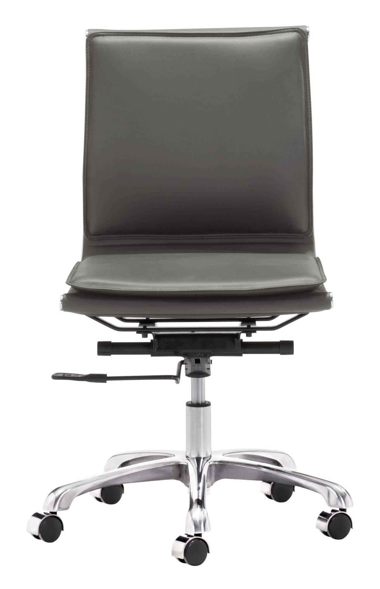Lider Plus Armless Office Chair Gray - Image 6