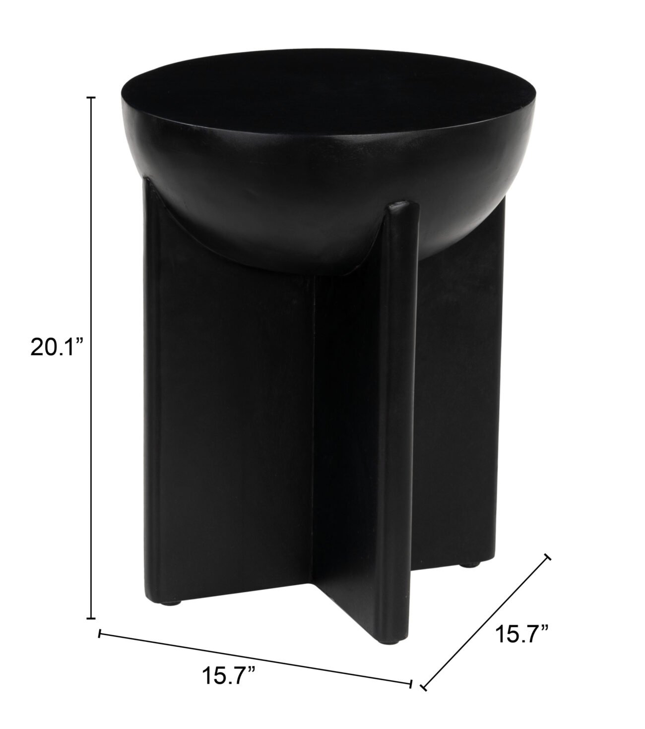 Tume Side Table Black - Image 9