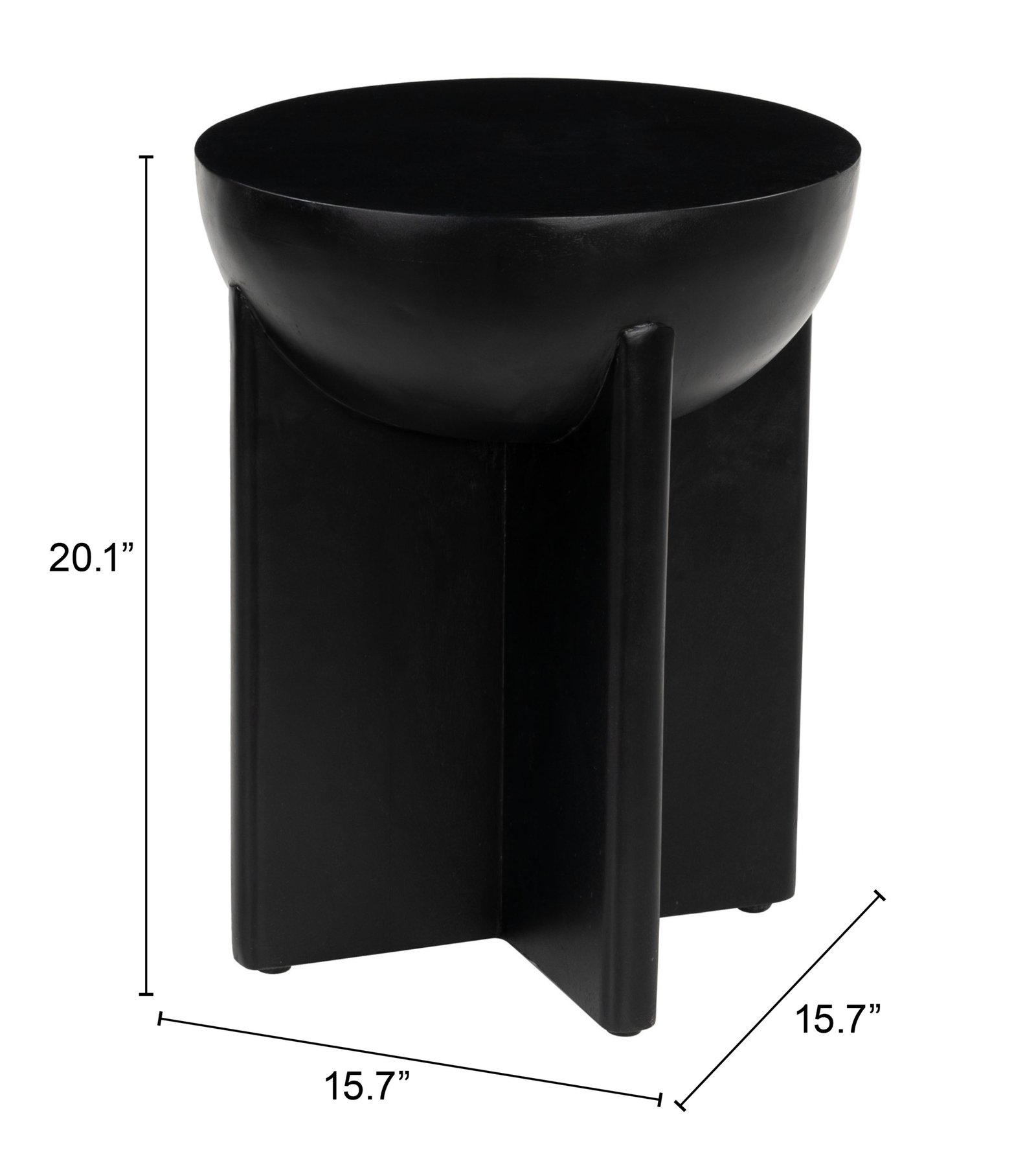 Tume Side Table Black - Image 9