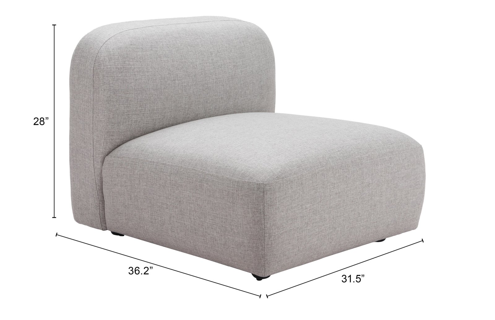 Biak Middle Chair Gray - Image 14