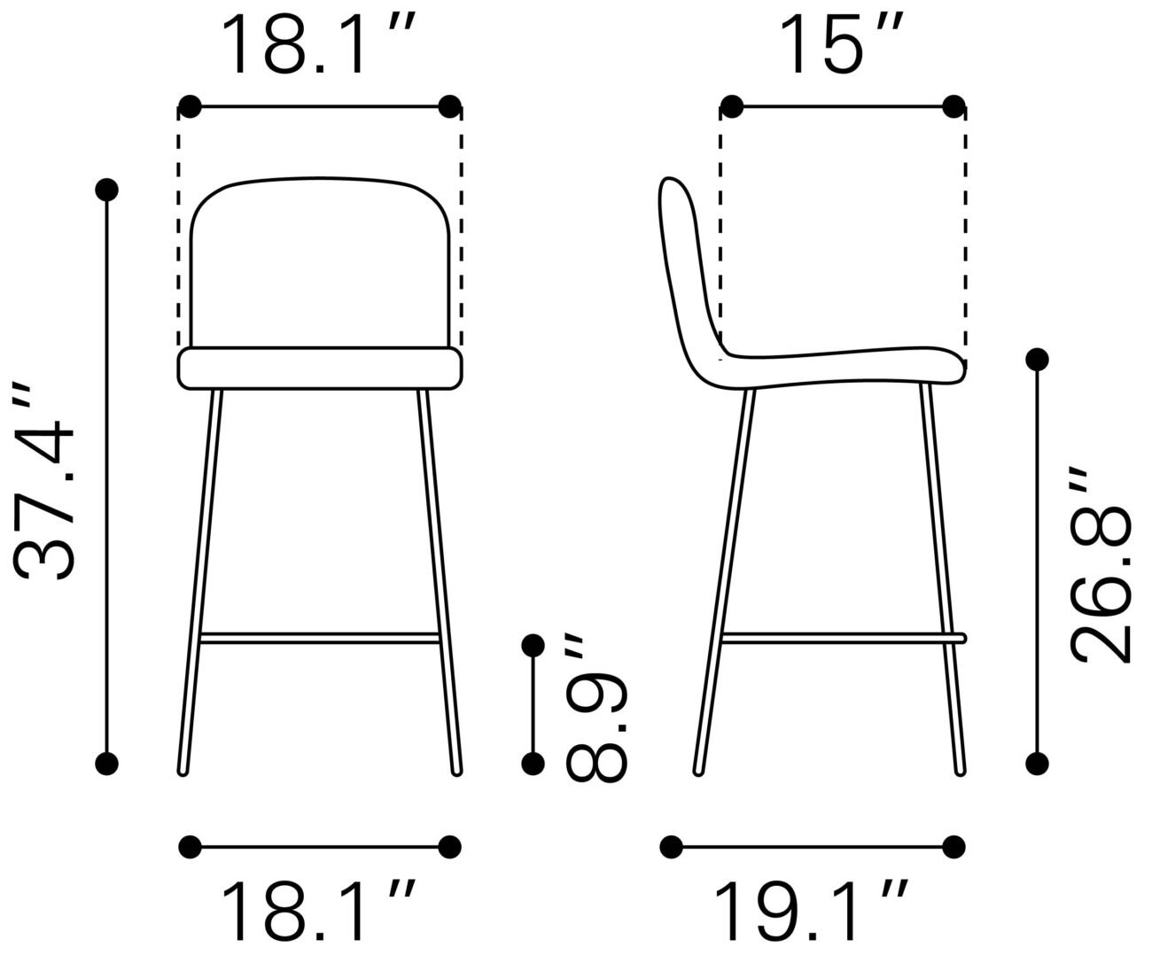 Var Counter Stool Yellow - Image 9