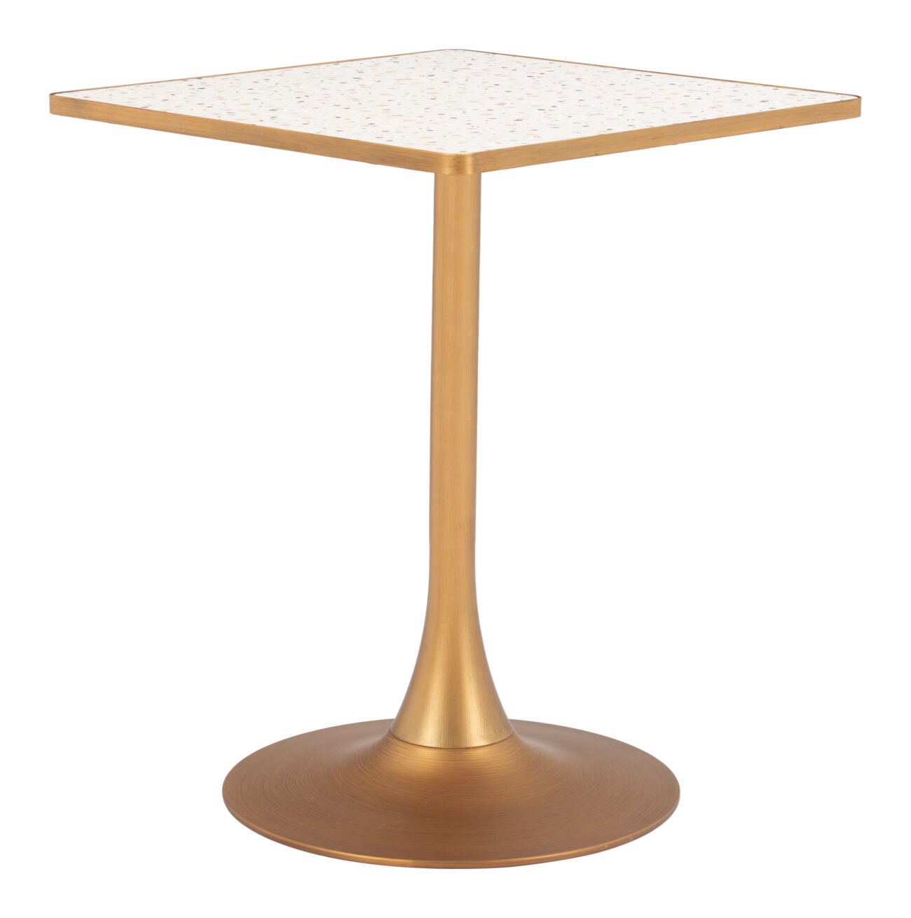 Spot Bistro Table Beige & Gold - Image 3