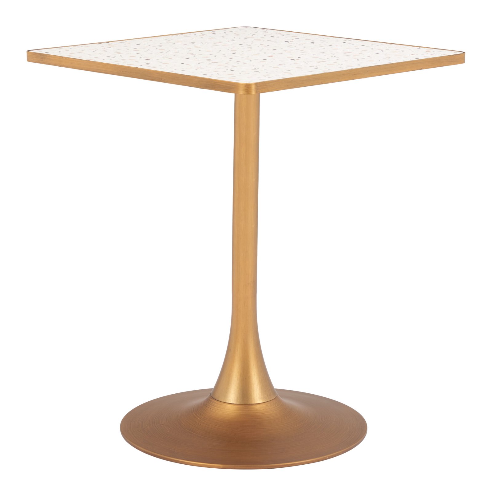 Spot Bistro Table Beige & Gold - Image 3