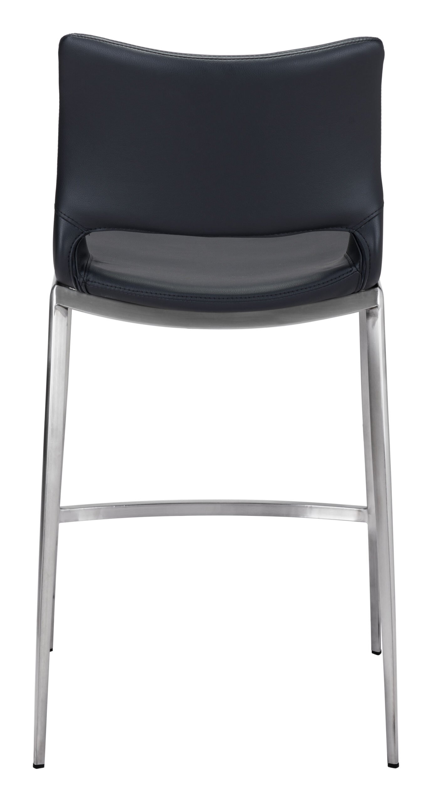 Ace Counter Stool (Set of 2) Black & Silver - Image 5