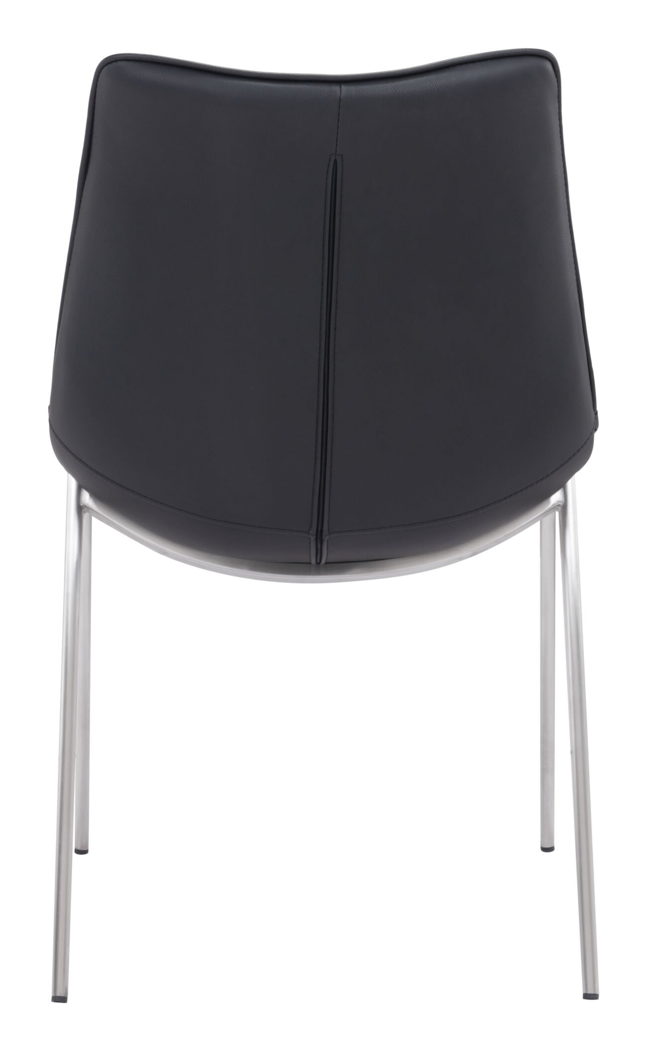 Magnus Dining Chair (Set of 2) Black & Silver - Image 7