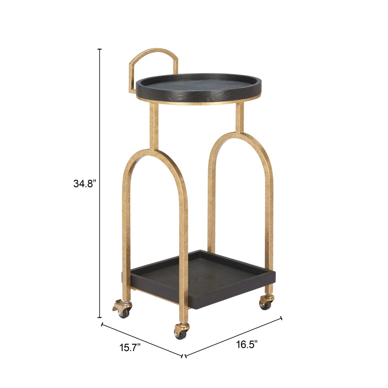 Zukei Bar Cart Black - Image 8