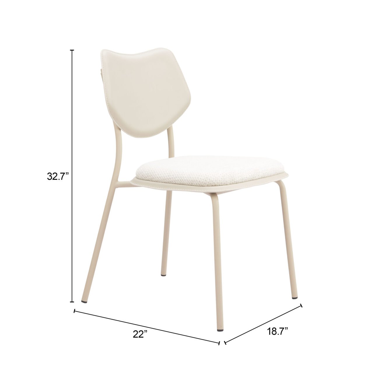 Zeal Dining Chair (Set of 4) Light Gray - Image 12