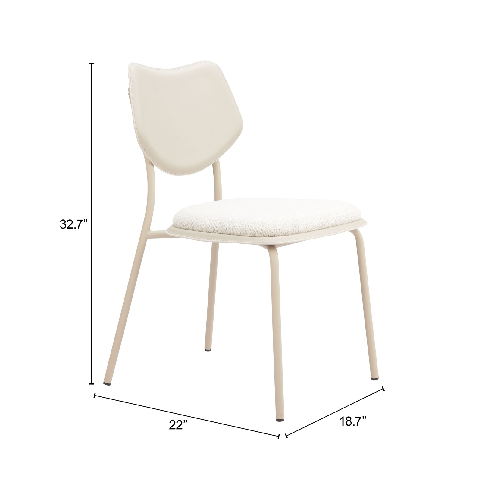 Zeal Dining Chair (Set of 4) Light Gray - Image 12