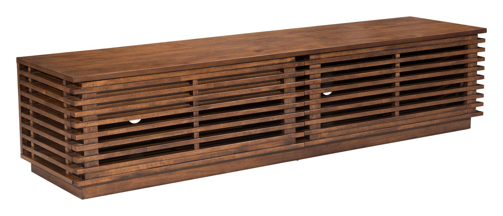 Linea Wide Entertainment Stand Walnut - Image 2