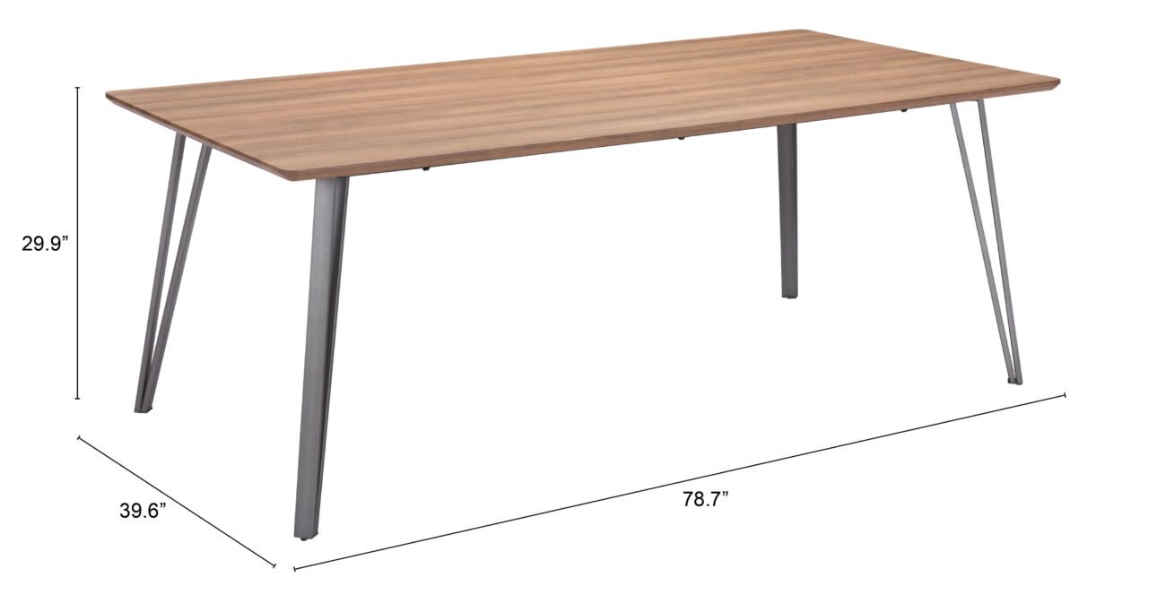 Perpignan Dining Table Brown - Image 10